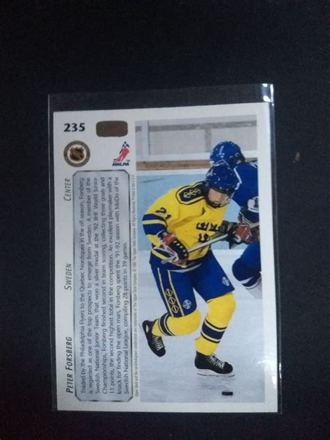 Peter Forsberg Rookie Card | eBay