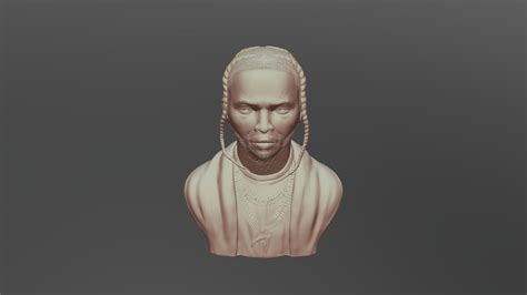 3D model of POP SMOKE portrait sculpture - Buy Royalty Free 3D model by Selfix [777ef9f ...