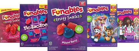 Funables Strawberry Flavored Fruit Snacks, Oz, 22 Count, 49% OFF
