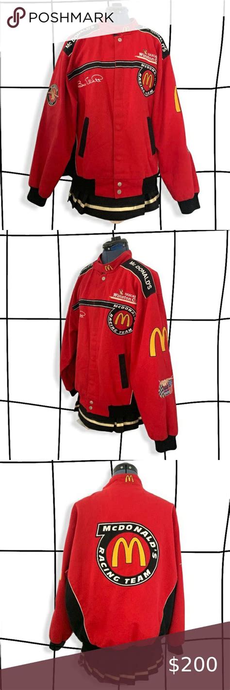 Vintage 90s McDonald’s racing nascar bill Elliot jacket in 2023 | Jackets, Clothes design, Fashion