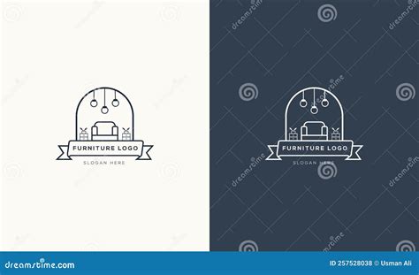 Furniture Logo Design Vector Template, Minimal Furniture Logo Design ...