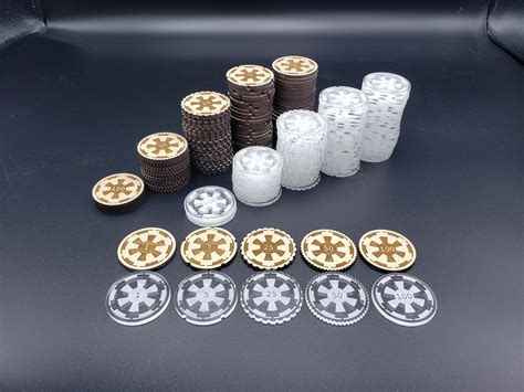 Star Wars Empire Theme Laser Cut Poker Chips Game Chips Set | Etsy