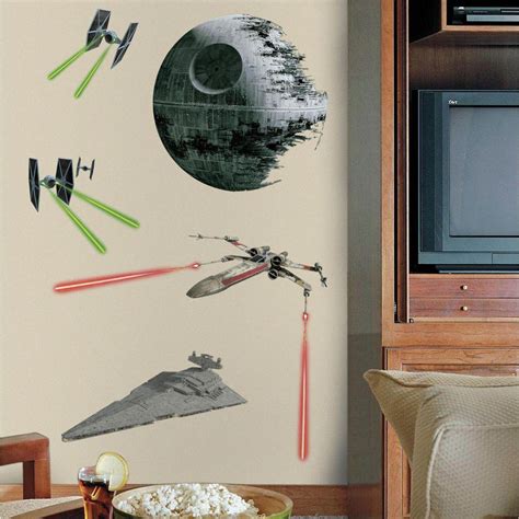 star wars wall decals - Stunning Small Living Room Ideas Homedecorfeed