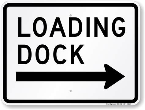 Loading Dock Signs | No Jumping From Dock Signs