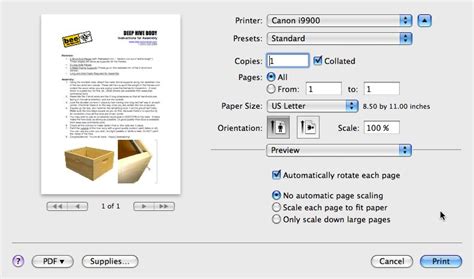 Why can't I change print settings on a MacBook Pro? Printer Settings OSX 10.5 | MacRumors Forums