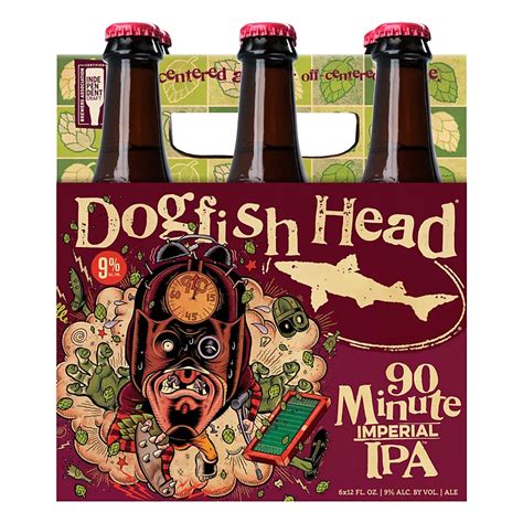 Dogfish Head 90 Minute IPA Beer 12 oz Bottles - Shop Beer at H-E-B