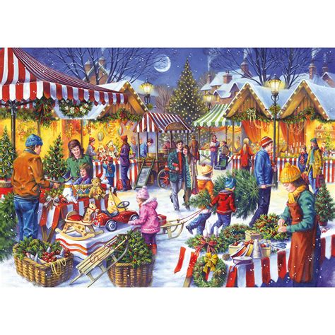 Christmas Fayre 1000 Piece Jigsaw Puzzle | Spilsbury