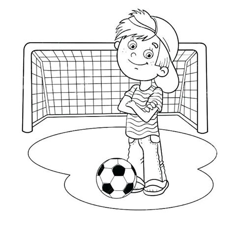 Soccer Goal Coloring Page at GetColorings.com | Free printable colorings pages to print and color