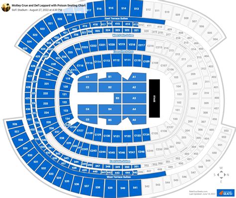 SoFi Stadium Concert Seating Chart - RateYourSeats.com