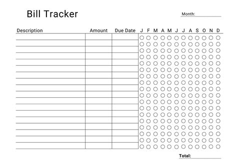 Monthly Bill Tracker Printable, Bill Payment Checklist, Bill Organizer, Finance Planner A4/a5 ...