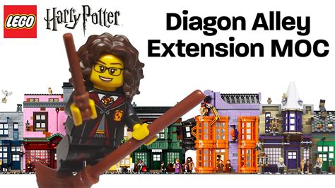 MOC time - Diagon Alley Expansion - Eeylops and Apothecary - LEGO - YouTube