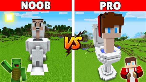 SKIBIDI TOILET BUILD BATTLE - How to build SKIBIDI TOILET In Minecraft - Maizen Mizen Mazien ...