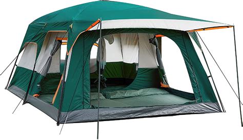 KTT Extra Large Tent 12 Person(Style-B),Family Cabin | Outdoor Gulf ...