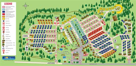 West Glacier, Montana Campground Map | West Glacier KOA Resort