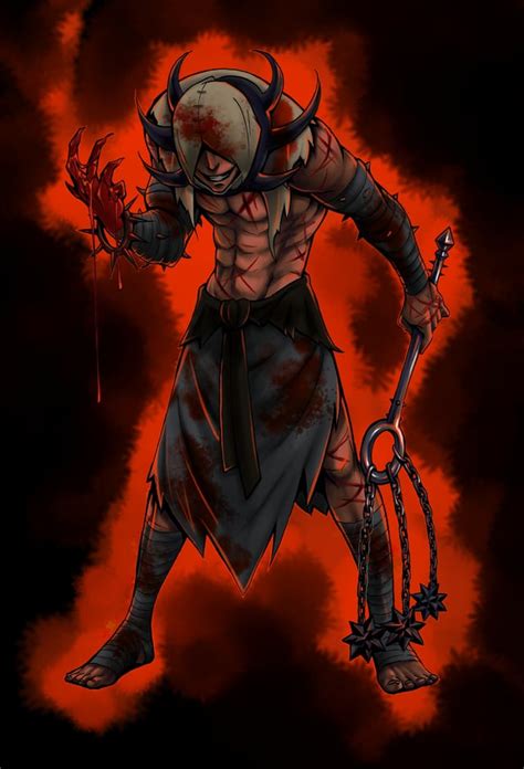 I finished my flagellant fanart. It was fun, I really like his color ...