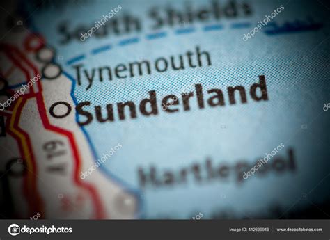 Sunderland England Map Stock Photo by ©aliceinwonderland2020 412639946