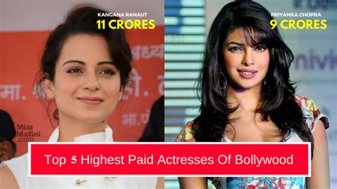 5 highly paid actresses in Bollywood - CineTalkers