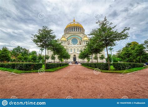 Marine Cathedral of St. Nicholas in Kronstadt. the Main Cathedral of the Russian Navy Editorial ...