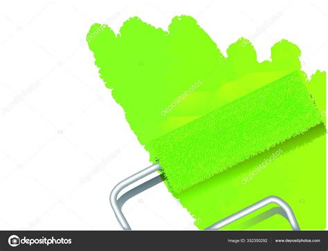 Painting Wall Lime Green Color Stock Vector Image by ...