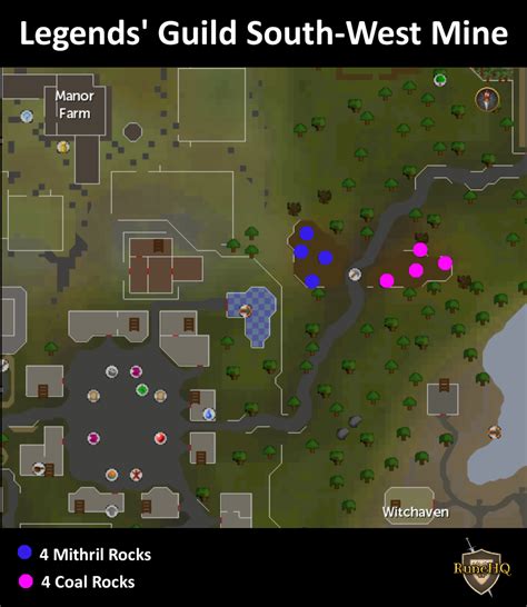 Legends' Guild South-West Mine - RuneScape Guide - RuneHQ