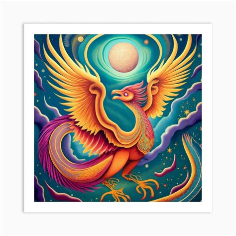 Phoenix Dragon 2 Art Print by NEXAPRINT - Fy