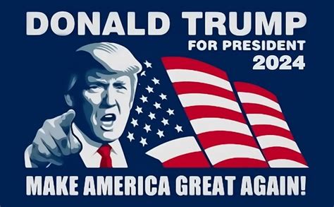 Amazon.com : Trump 2024 Flag 3x5 outdoor Double Sided Take America Back ...