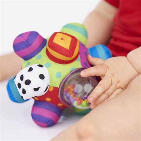 Mutifunctional Baby's Tactile Sensory Ring Ball 0 12 Months Baby Soft ...