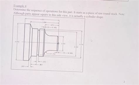 Solved Example 4 Determine the sequence of operations | Chegg.com