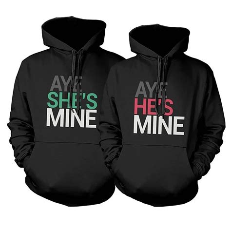 Couple Hoodies Pullovers His and Her Matching Hoodies for Lovers Autumn Winter Long Sleeve ...