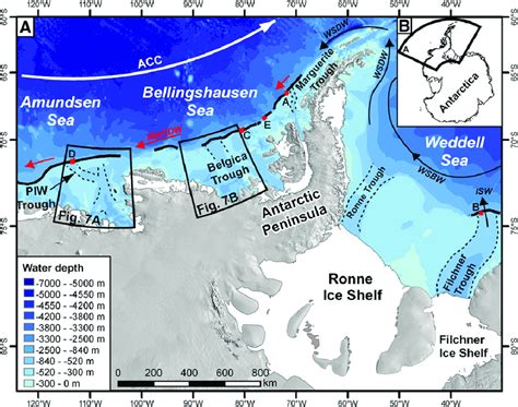 (A) Study areas from the western Antarctic Peninsula, Bellingshausen ...