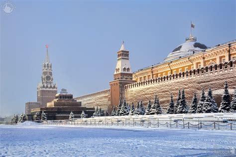 Kremlin Walls Covered Snow in Morning Twilight - ArtLook Photography