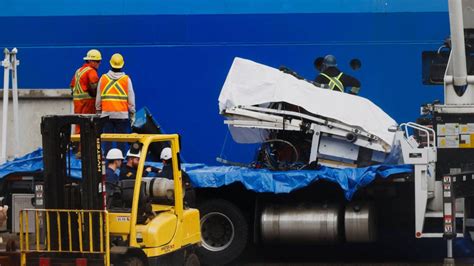 Wreckage Of Titan Sub Recovered From Seabed With Human Remains