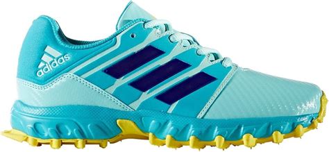 Adidas Junior Field Hockey Shoes Kids Turf Trainers (12.5 Child UK, Aqua/ Yellow): Amazon.co.uk ...