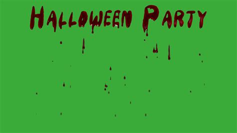 Spooky and Suspenseful, Halloween Party Blood Drip Loop Animation ...