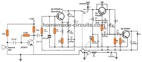 Mini Transceiver Circuit – Homemade Circuit Projects