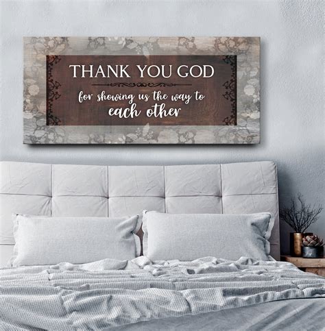 Christian Wall Art: Thank You God For Showing Us The Way (Wood Frame R - Sense Of Art