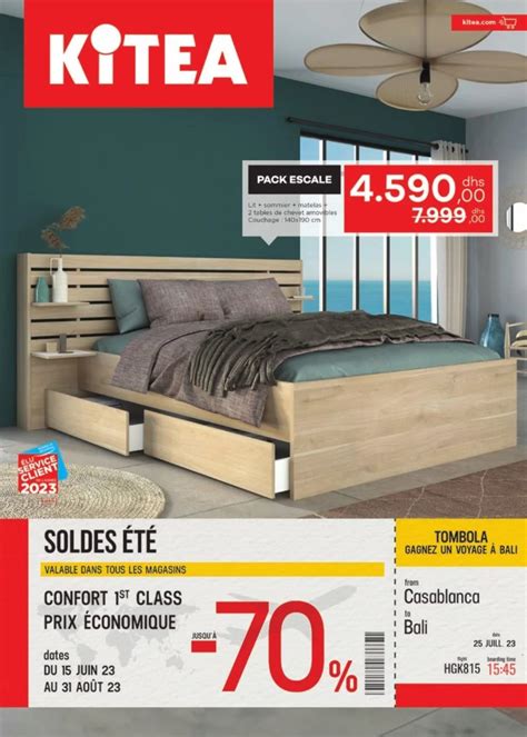 Catalogue Kitea SOLDES ETE valable jusqu'au 31 Août 2023