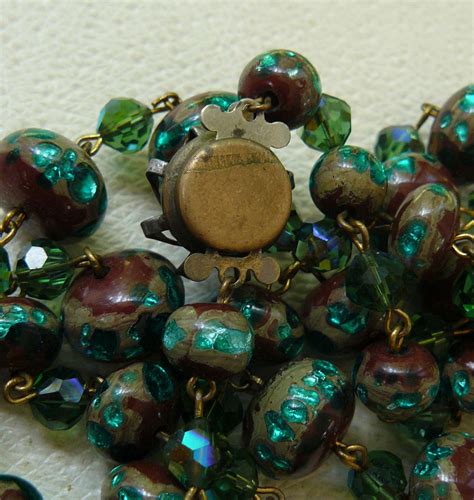 Always wondered about this art glass bead necklace... | Antiques Board