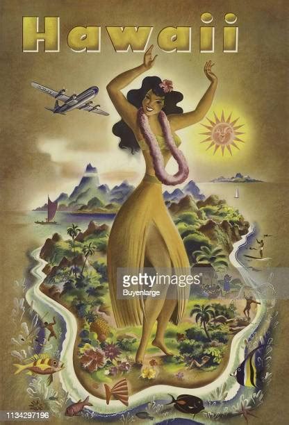 Vintage Hawaiian Poster Photos and Premium High Res Pictures - Getty Images