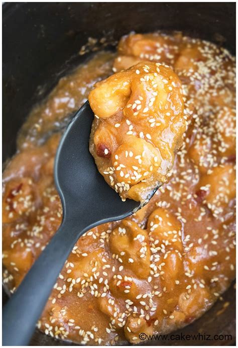 Slow Cooker Sesame Chicken - CakeWhiz