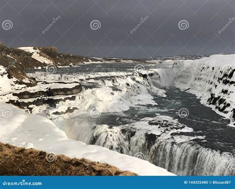 Waterfall rainbow stock photo. Image of view, river - 144325480