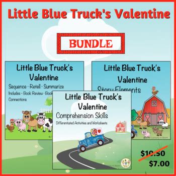 Little Blue Truck's Valentine BUNDLE by Curiosity in Bloom | TPT