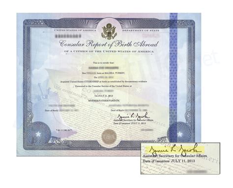 Incredible Birth Certificate Us Citizen Born Abroad Military References