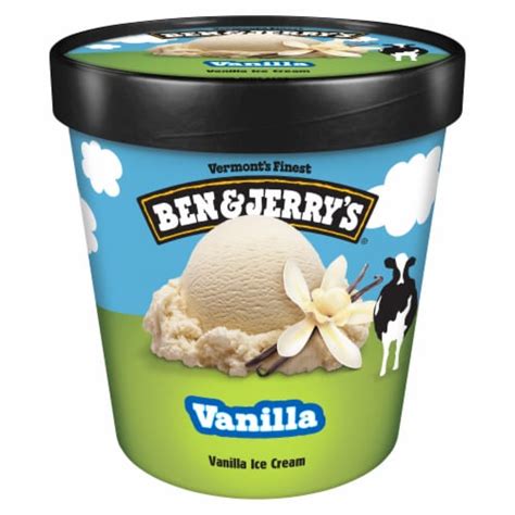 Ben & Jerry's Vanilla Ice Cream Pint, 16 oz - Kroger