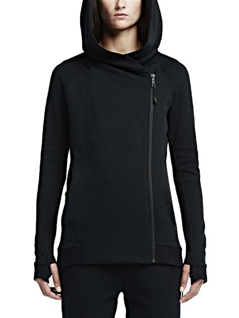 Nike - Nike Women's Tech Fleece Hooded Cape Jacket-Black - Walmart.com - Walmart.com