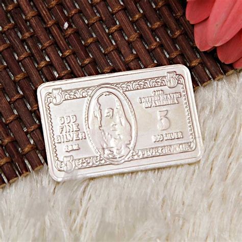 Silver Dollar Bar (5 Gms) - Giftteens-Buy Gifts Online