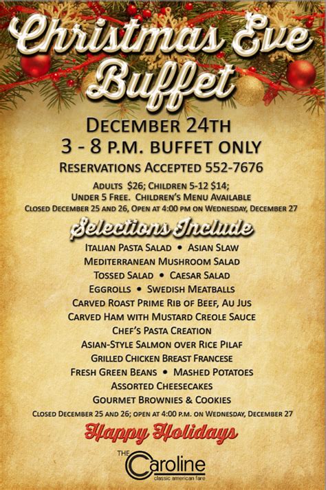 41+ Christmas Eve Menu Ideas For Buffet Images - Buffet Ideas