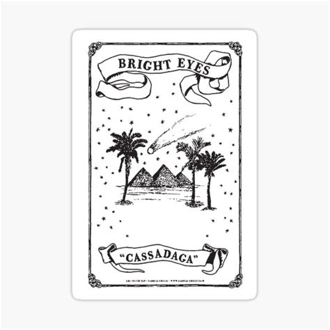 "Cassadaga - Bright Eyes Album Cover Conor Oberst" Sticker for Sale by ameliav2002 | Redbubble