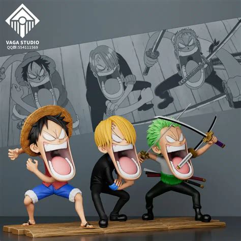 One Piece Vaga Studio Luffy X Zoro X Sanji Angrys Resin Statue - Kaioland