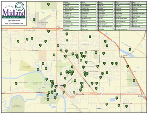 Parks Maps and Documents | Midland, MI - Official Website